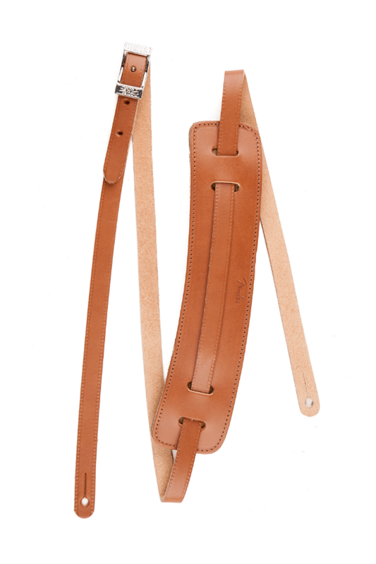 Fender Super Deluxe Vintage Style Leather Strap Natural