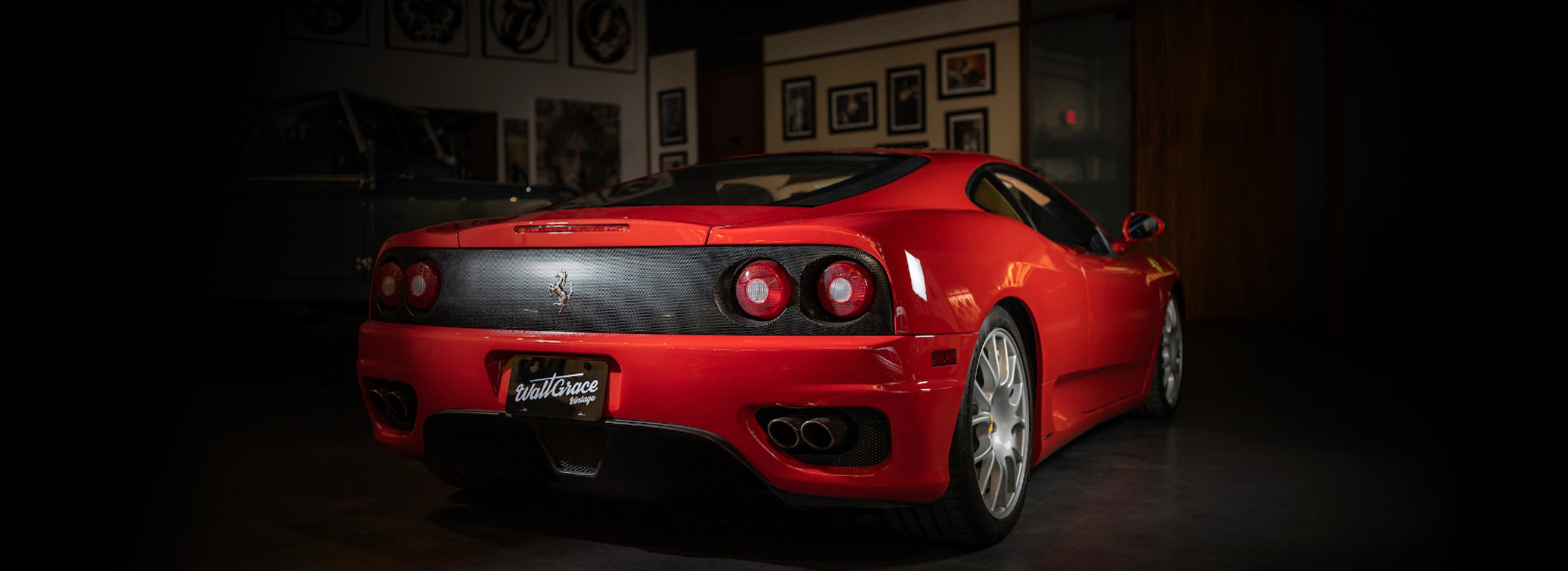 Red Ferrari at Walt Grace Vintage