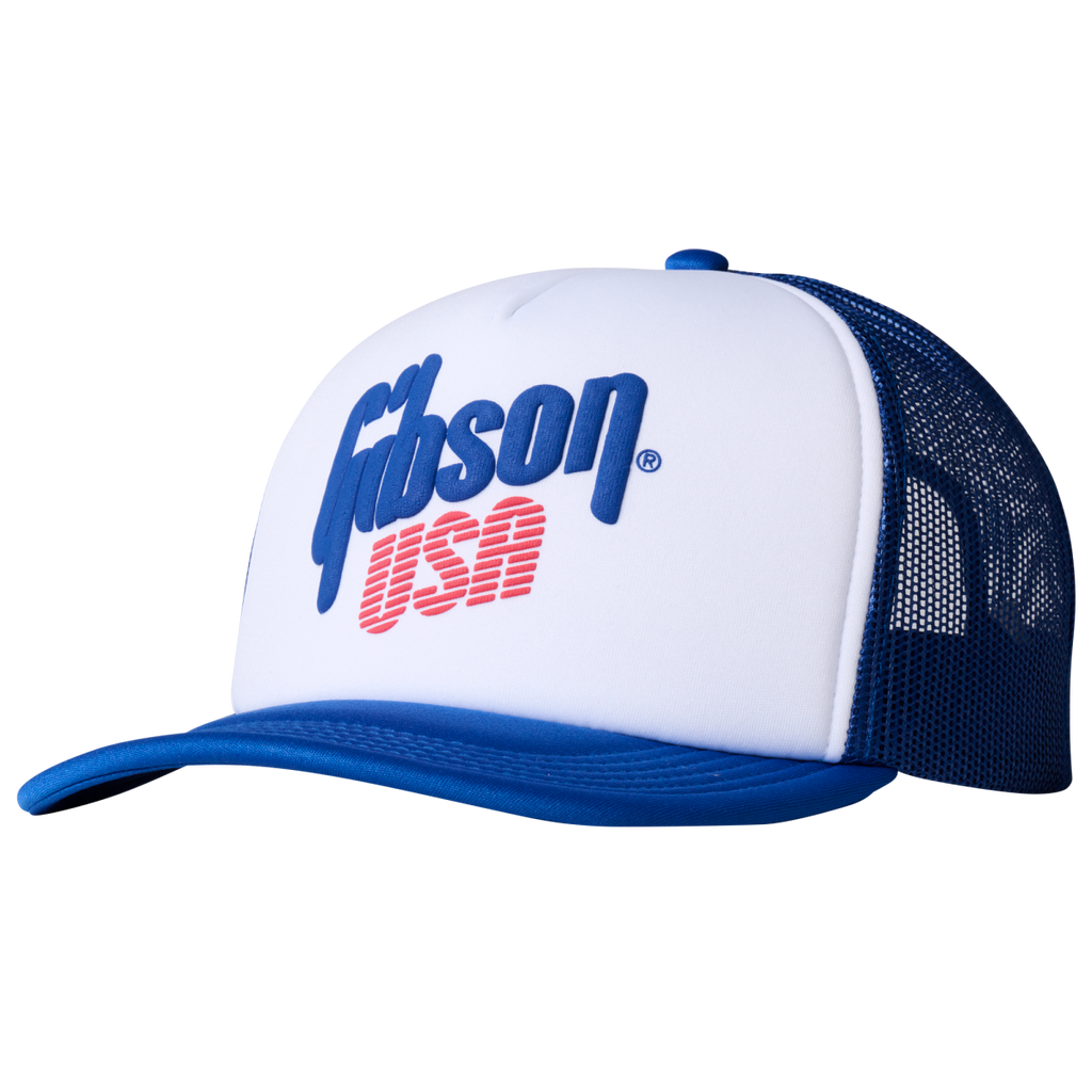 Gibson USA Foam Trucker Hat - Blue