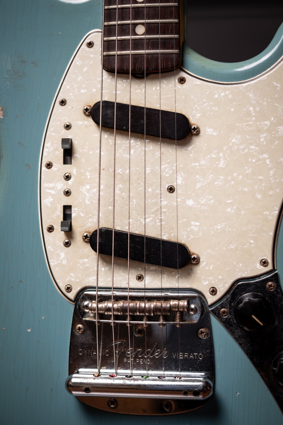 1965 Fender Mustang Electric Guitar - Daphne Blue