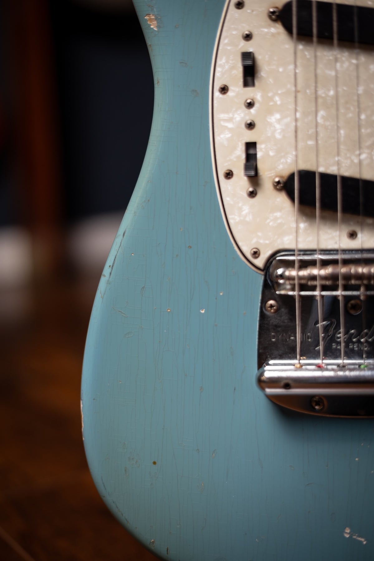 1965 Fender Mustang Electric Guitar - Daphne Blue