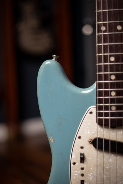 1965 Fender Mustang Electric Guitar - Daphne Blue