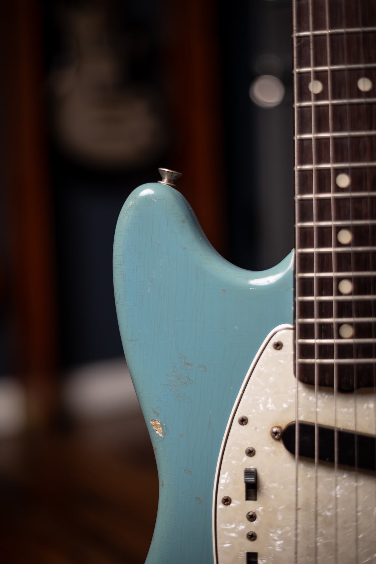 1965 Fender Mustang Electric Guitar - Daphne Blue