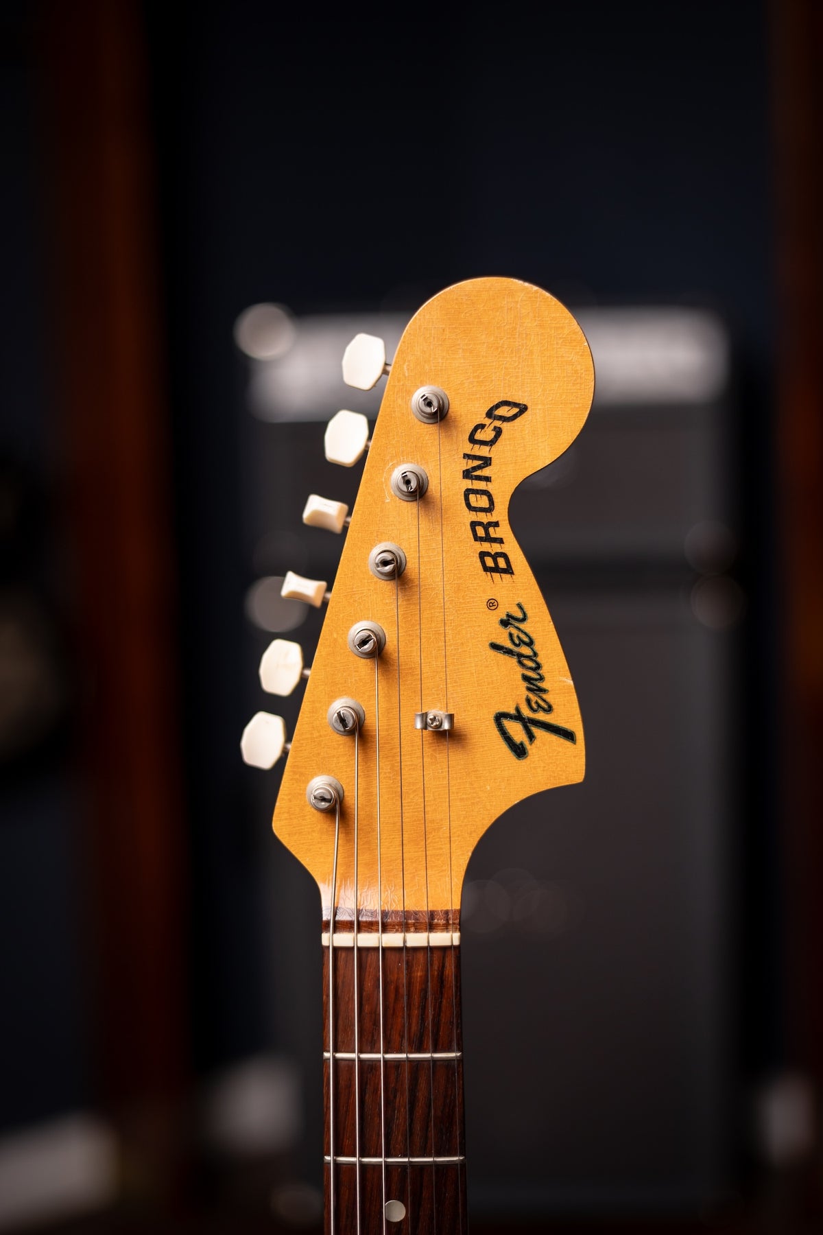 1968 Fender Bronco Electric Guitar - Red