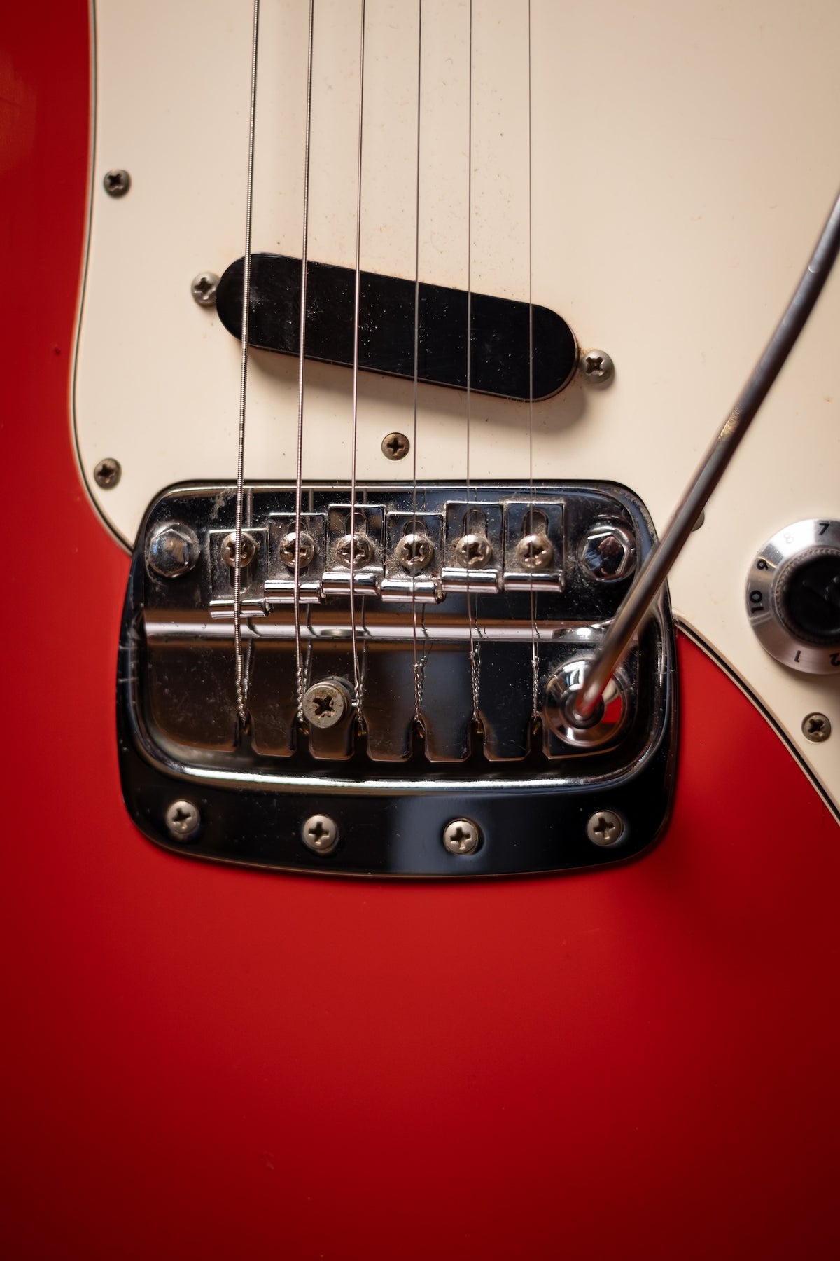 1968 Fender Bronco Electric Guitar - Red
