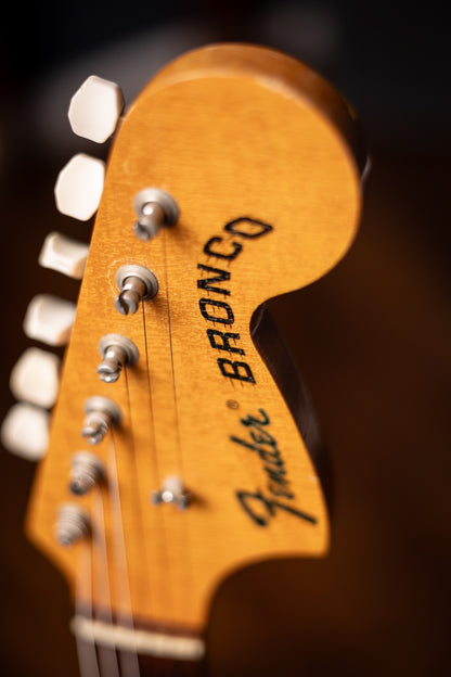 1968 Fender Bronco Electric Guitar - Red