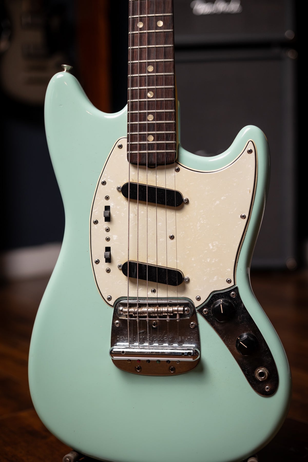 1966 Fender Sonic Blue (Refinished) Electric Guitar