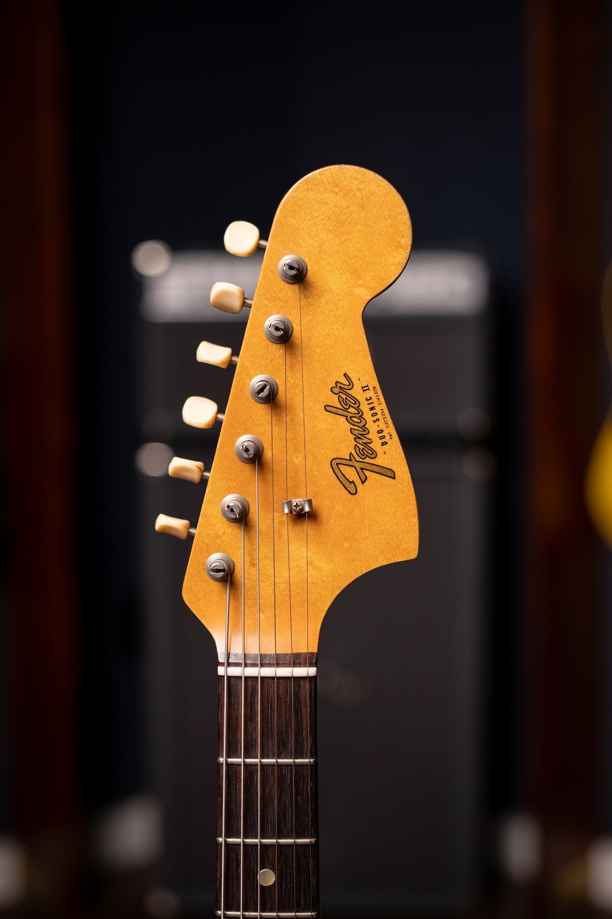 1965 Fender Duo Sonic II Electric Guitar - Daphne Blue