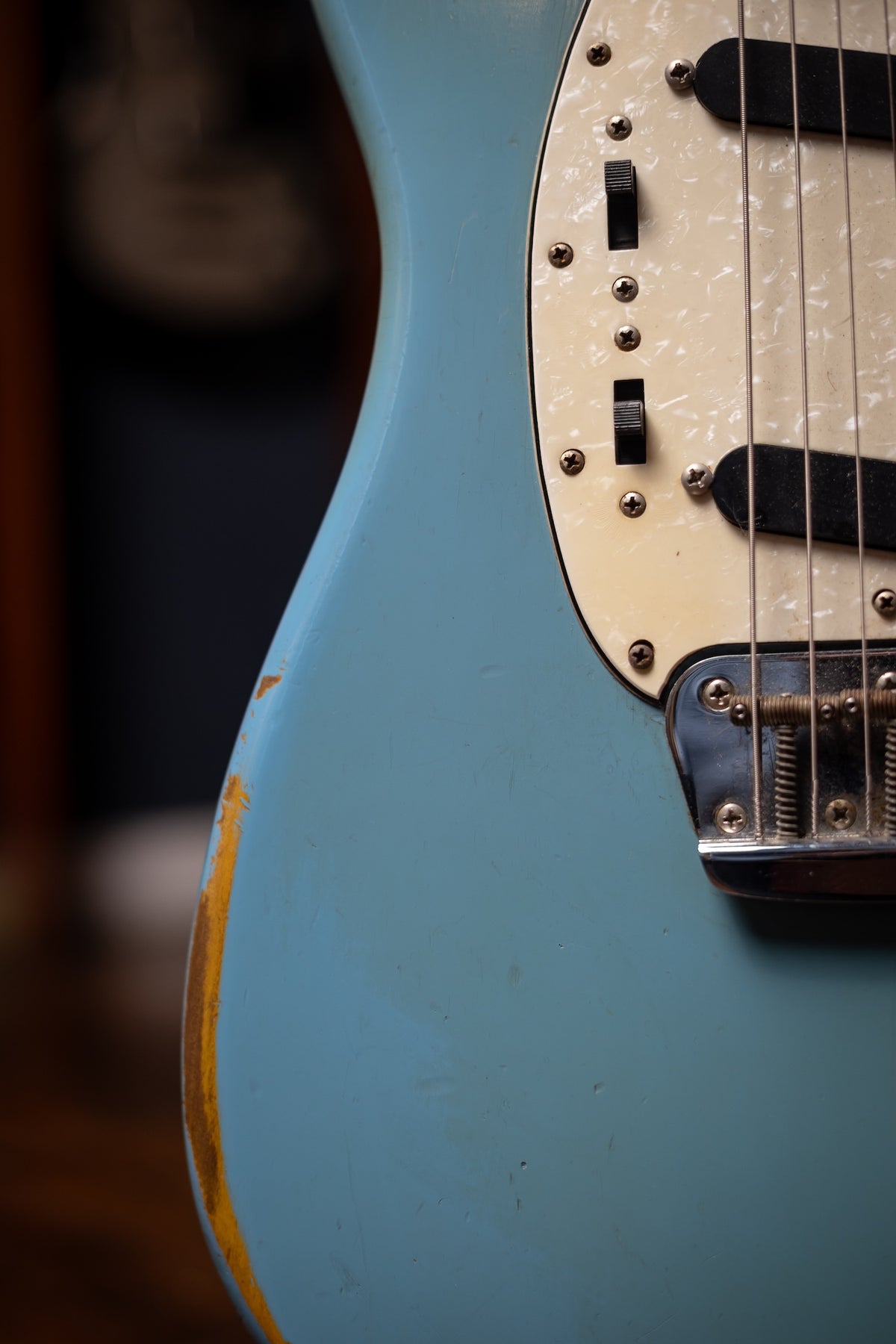 1965 Fender Duo Sonic II Electric Guitar - Daphne Blue