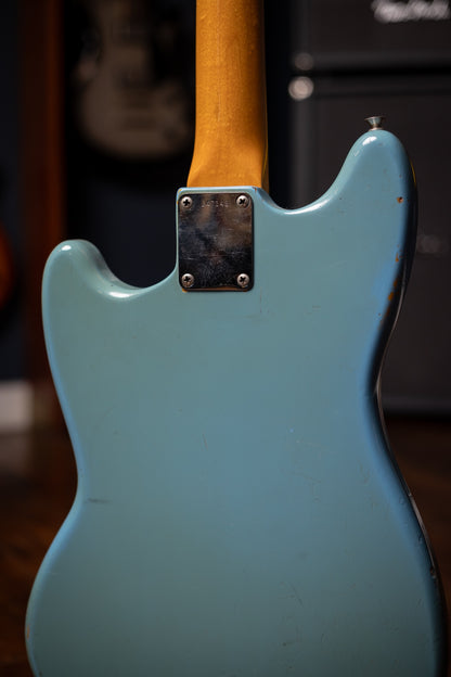 1965 Fender Duo Sonic II Electric Guitar - Daphne Blue