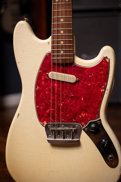 1965 Fender MusicMaster Electric Guitar - Olympic White