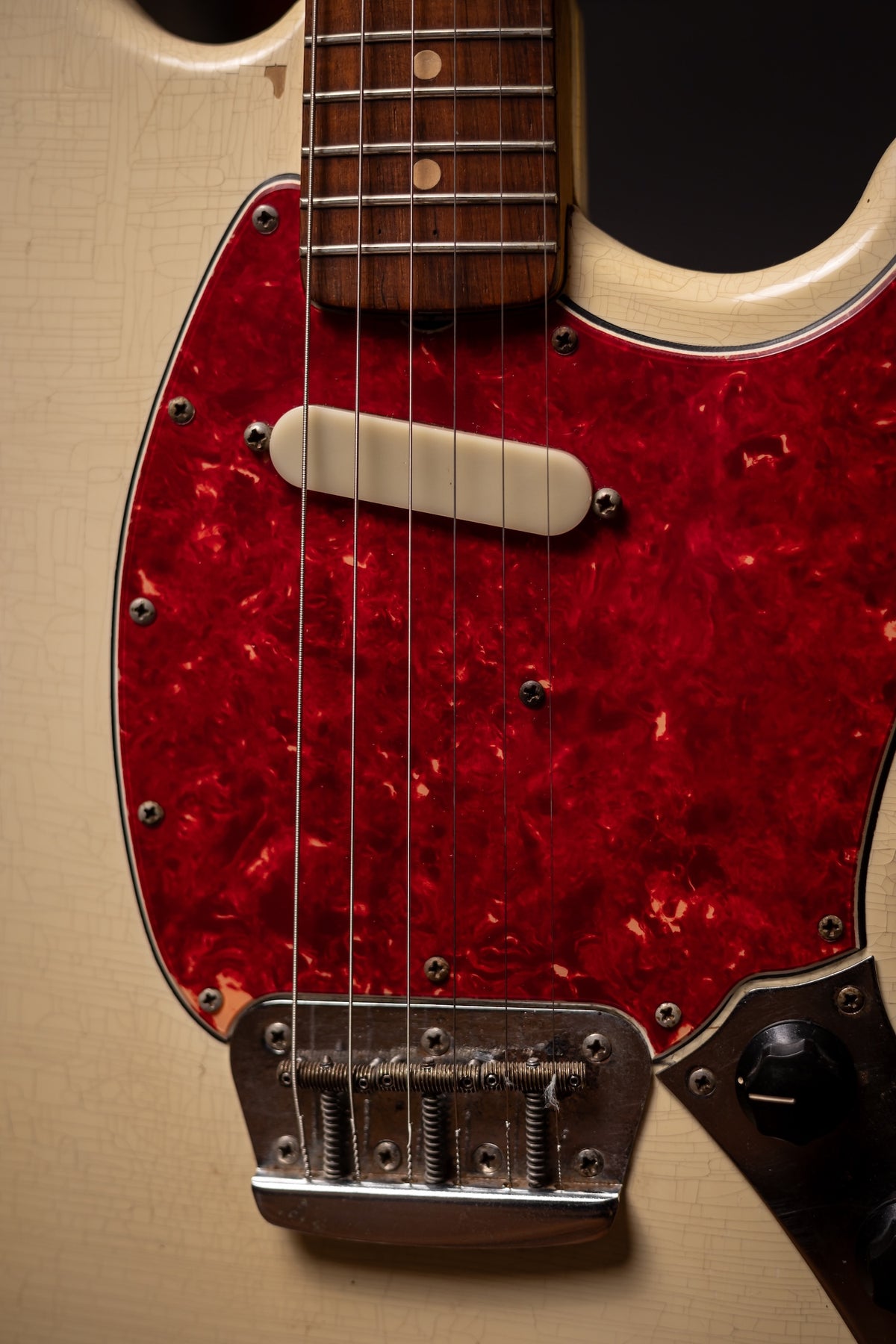 1965 Fender MusicMaster Electric Guitar - Olympic White