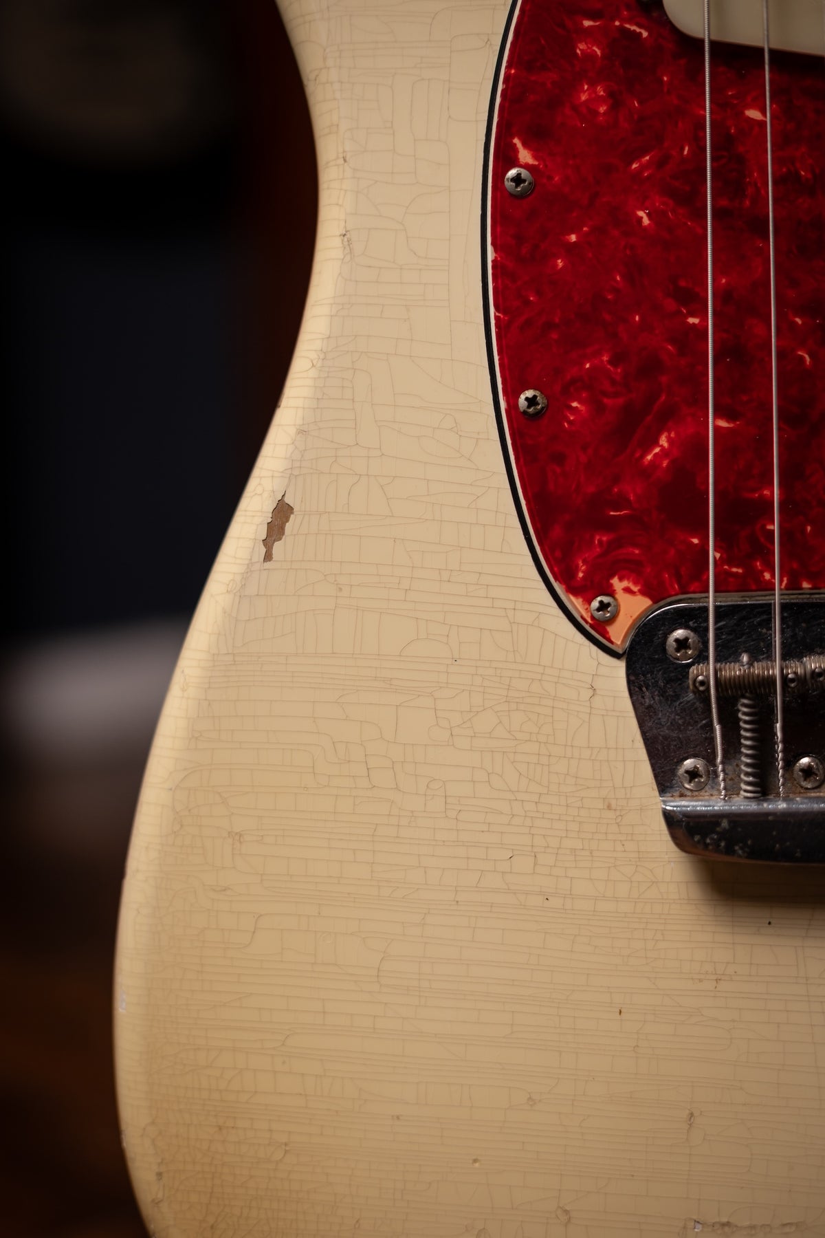 1965 Fender MusicMaster Electric Guitar - Olympic White