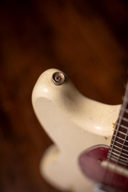 1965 Fender MusicMaster Electric Guitar - Olympic White