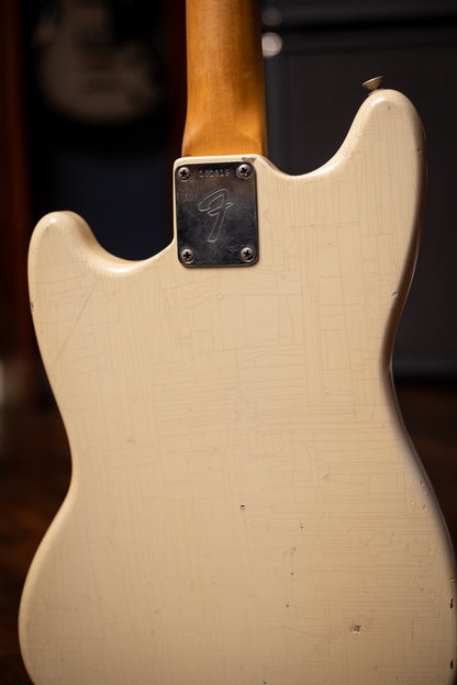 1965 Fender MusicMaster Electric Guitar - Olympic White