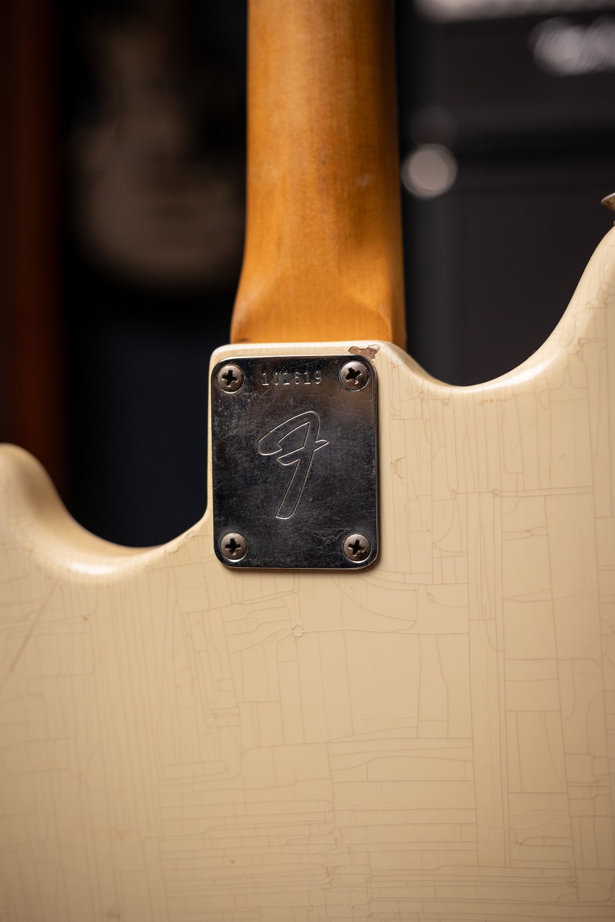 1965 Fender MusicMaster Electric Guitar - Olympic White