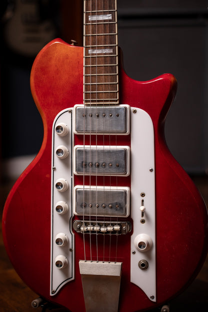 Airline Town and Country Electric Guitar - Red