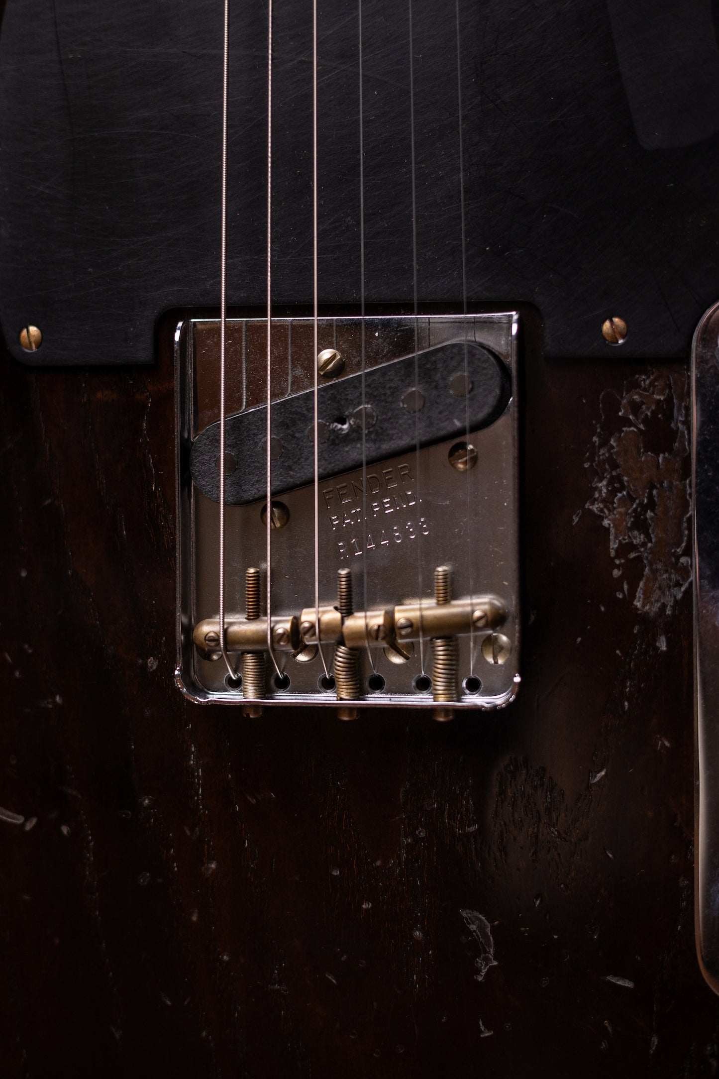 Fender Limited Edition Roasted Reverse '50s Telecaster Heavy Relic, 1-Piece Roasted Quartersawn Maple Neck Electric Guitar - Ebony Transparent