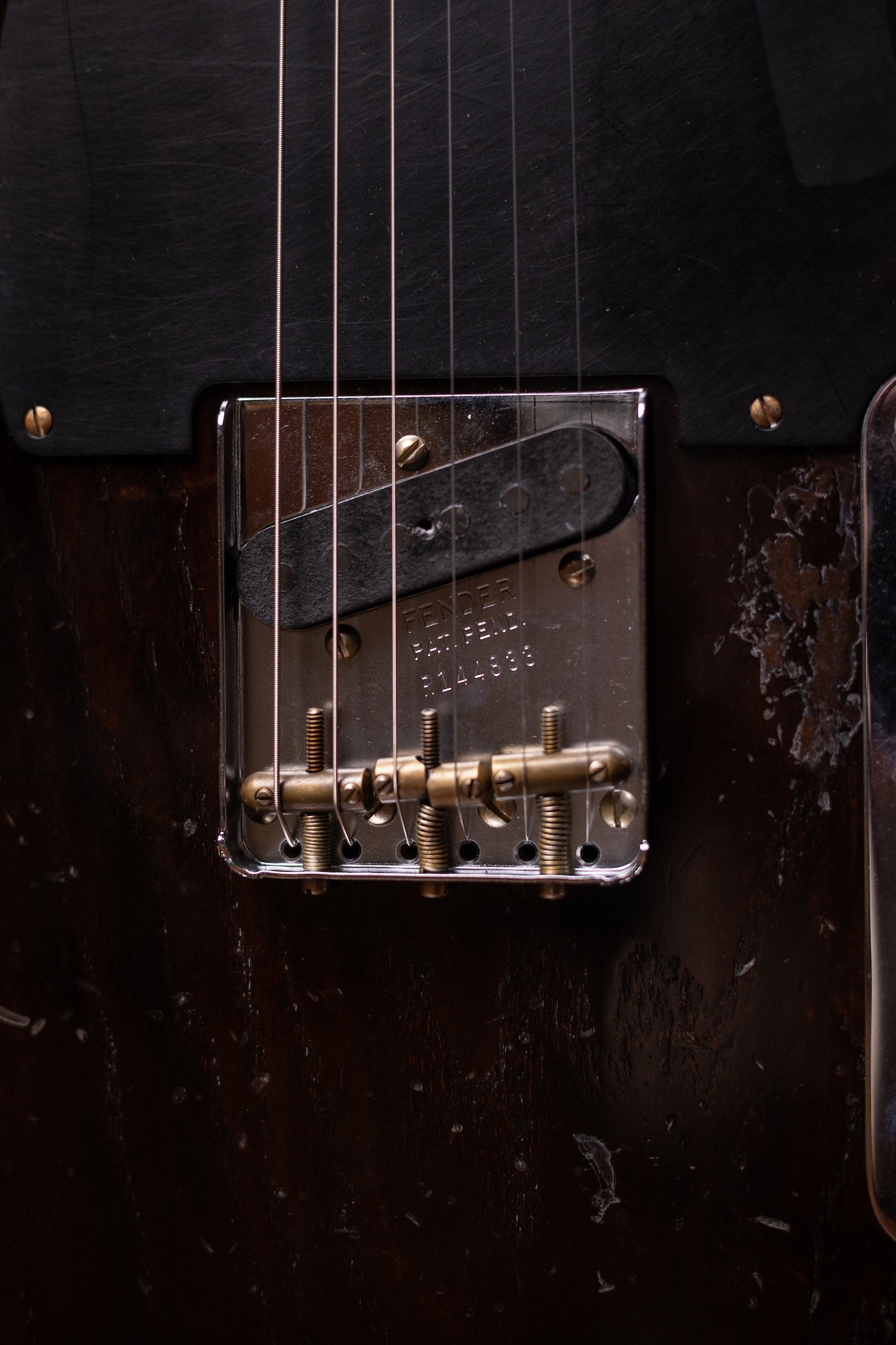 Fender Limited Edition Roasted Reverse '50s Telecaster Heavy Relic, 1-Piece Roasted Quartersawn Maple Neck Electric Guitar - Ebony Transparent