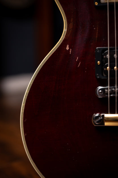 Pre-Owned Gibson Les Paul Custom Jerry Cantrell "Wino" Murphy Lab Electric Guitar - Light Aged Wine Red