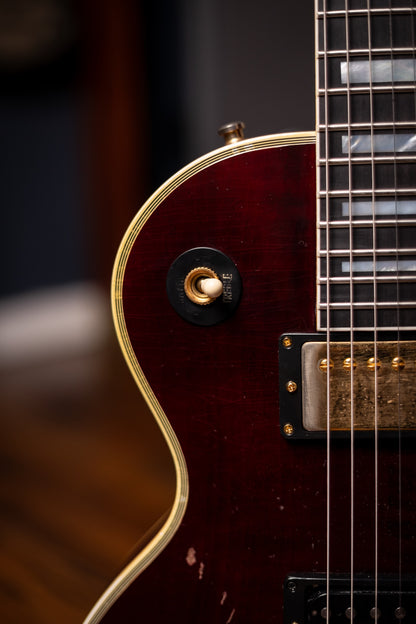 Pre-Owned Gibson Les Paul Custom Jerry Cantrell "Wino" Murphy Lab Electric Guitar - Light Aged Wine Red