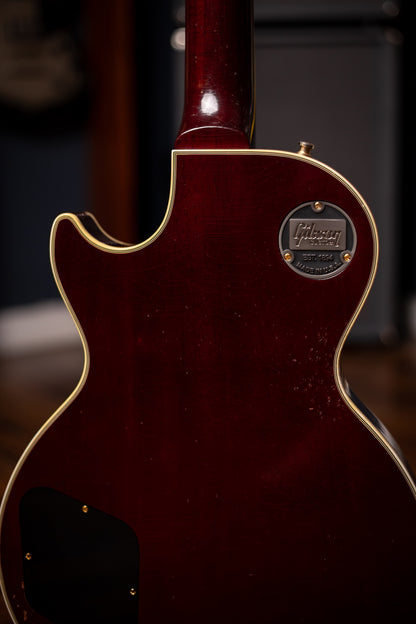 Pre-Owned Gibson Les Paul Custom Jerry Cantrell "Wino" Murphy Lab Electric Guitar - Light Aged Wine Red