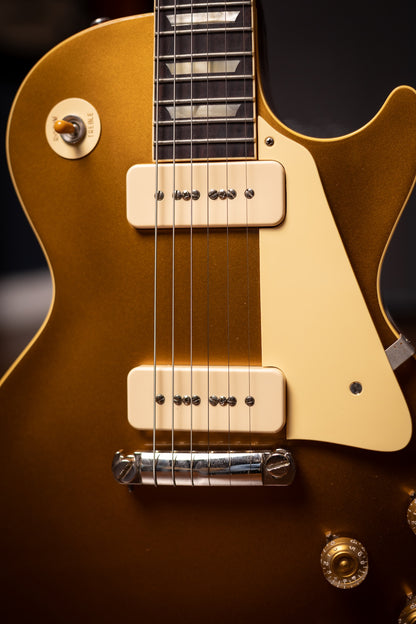 Pre Owned Gibson Custom Shop 1954 Reissue Les Paul Electric Guitar - Double Gold VOS