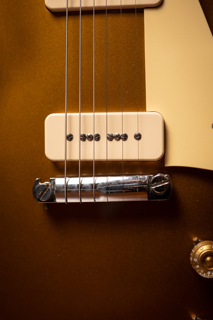 Pre Owned Gibson Custom Shop 1954 Reissue Les Paul Electric Guitar - Double Gold VOS