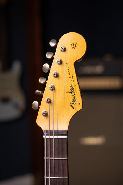 Fender Masterbuilt Greg Fessler '62 Stratocaster® Journeyman Relic® Electric Guitar  - Pale Sonic Blue 