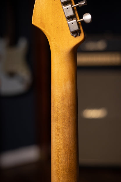 Fender Masterbuilt Greg Fessler '62 Stratocaster® Journeyman Relic® Electric Guitar  - Pale Sonic Blue 