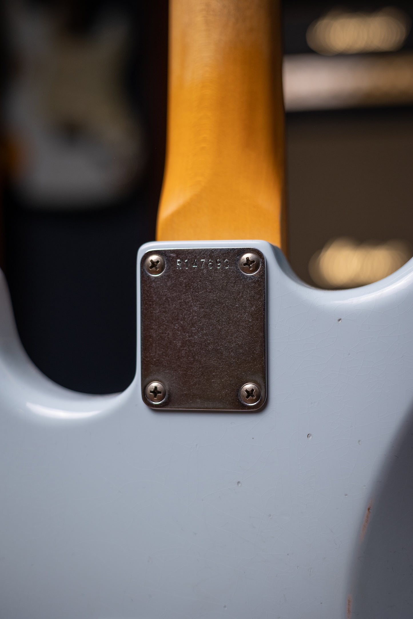 Fender Masterbuilt Greg Fessler '62 Stratocaster® Journeyman Relic® Electric Guitar  - Pale Sonic Blue 