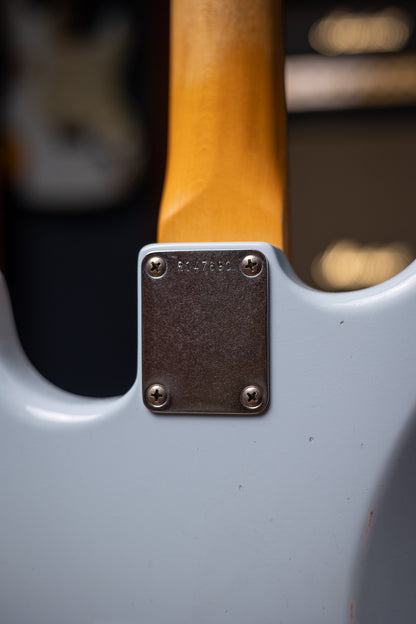 Fender Masterbuilt Greg Fessler '62 Stratocaster® Journeyman Relic® Electric Guitar  - Pale Sonic Blue 