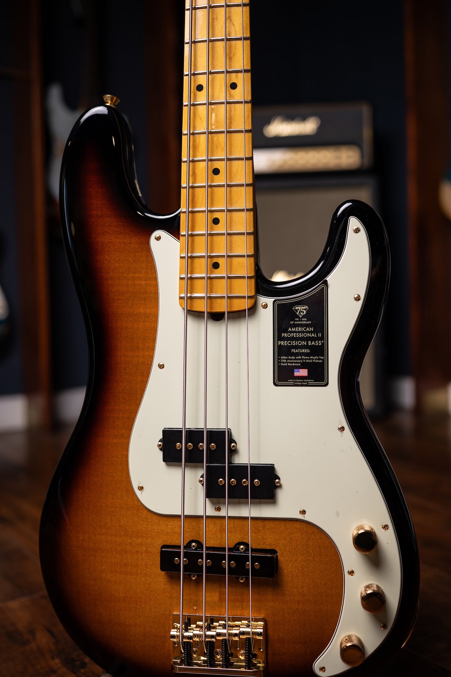 Fender 75th Anniversary American Professional PJ Bass - 2-Color Sunburst