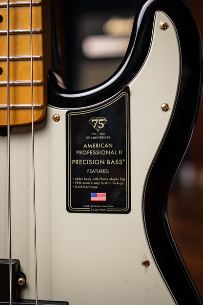 Fender 75th Anniversary American Professional PJ Bass - 2-Color Sunburst