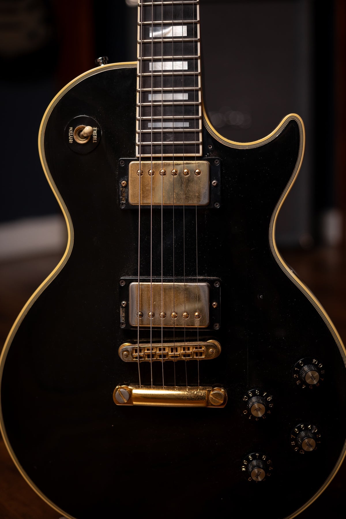1971 Les Paul Custom Electric Guitar - Black
