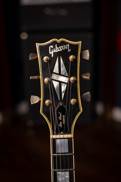 1985 Gibson Les Paul Custom Electric Guitar - Black