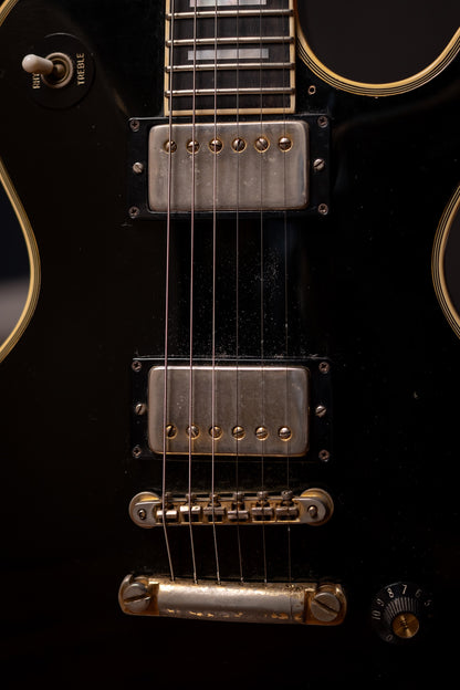 1985 Gibson Les Paul Custom Electric Guitar - Black