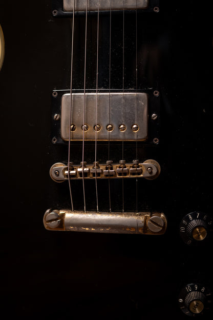 1985 Gibson Les Paul Custom Electric Guitar - Black