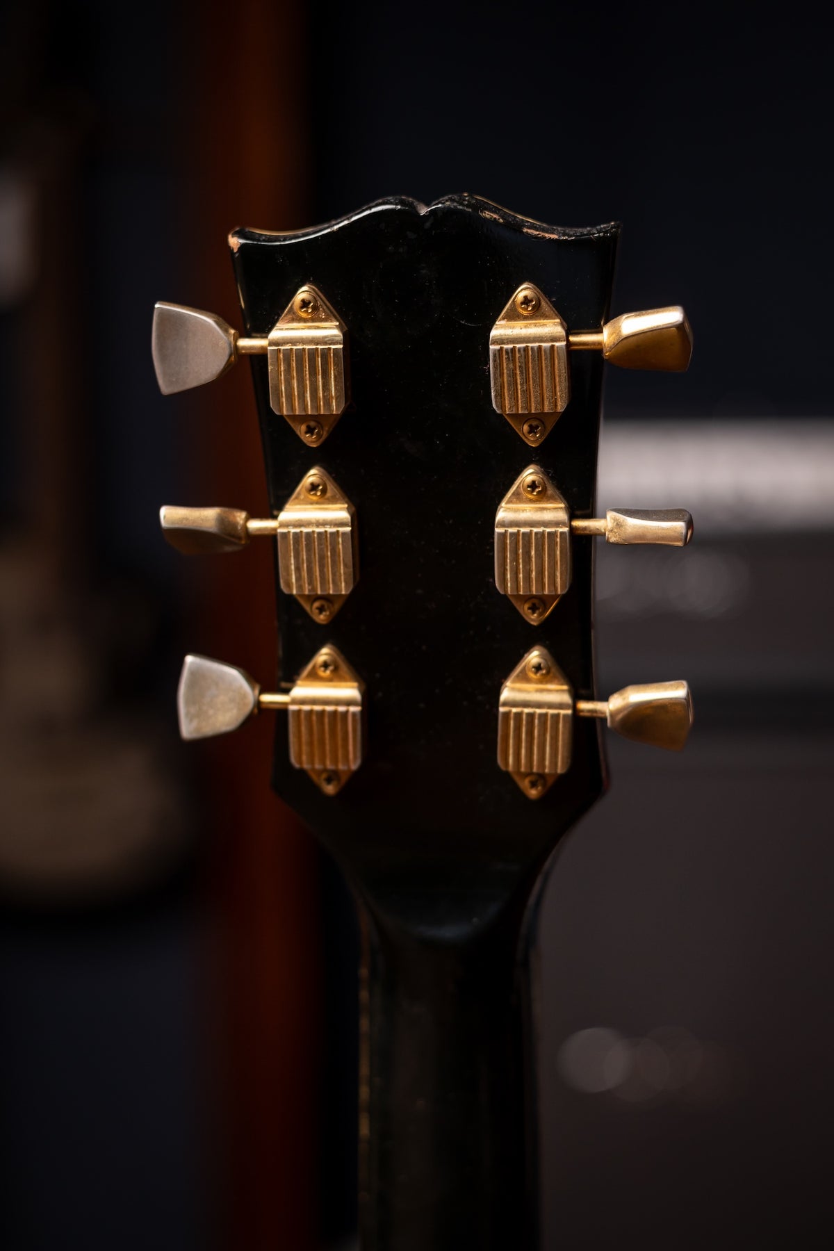 1985 Gibson Les Paul Custom Electric Guitar - Black