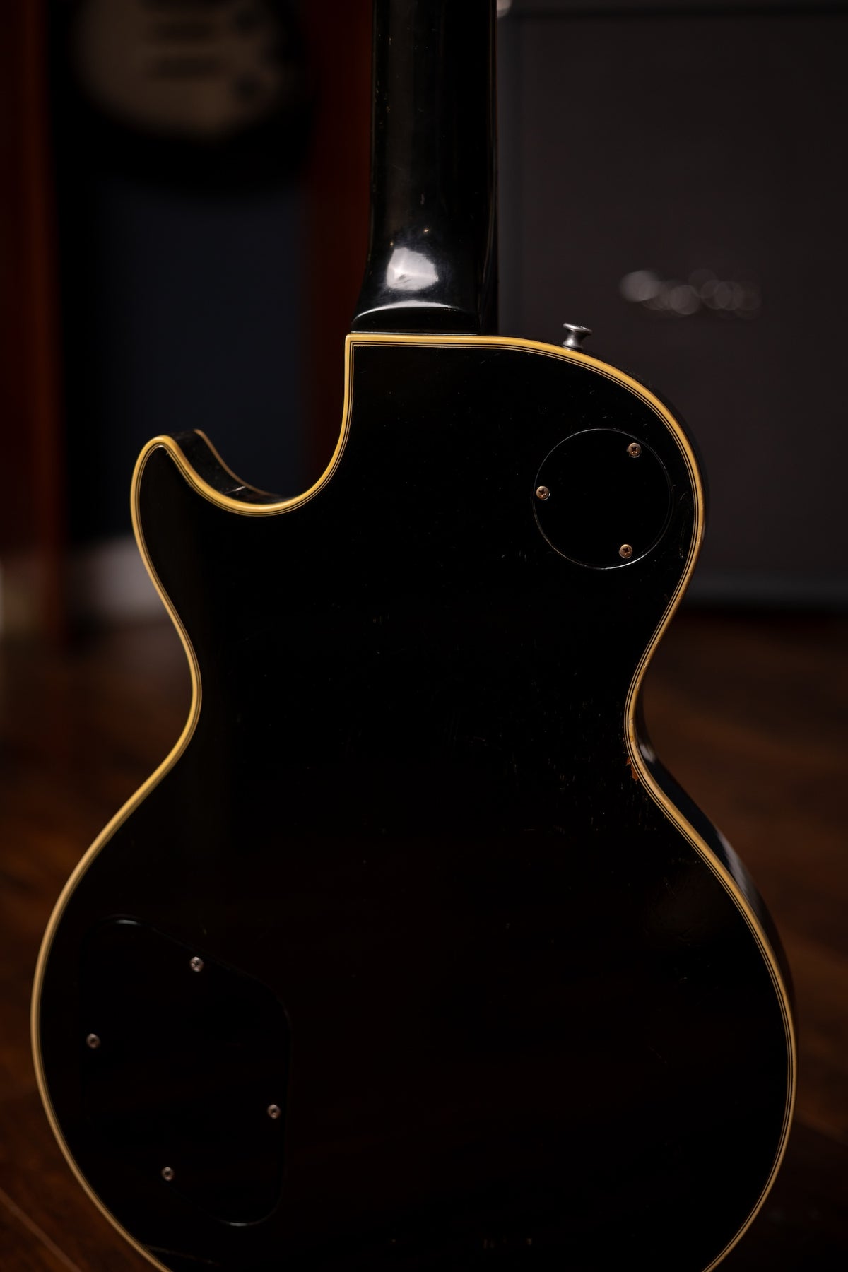 1985 Gibson Les Paul Custom Electric Guitar - Black