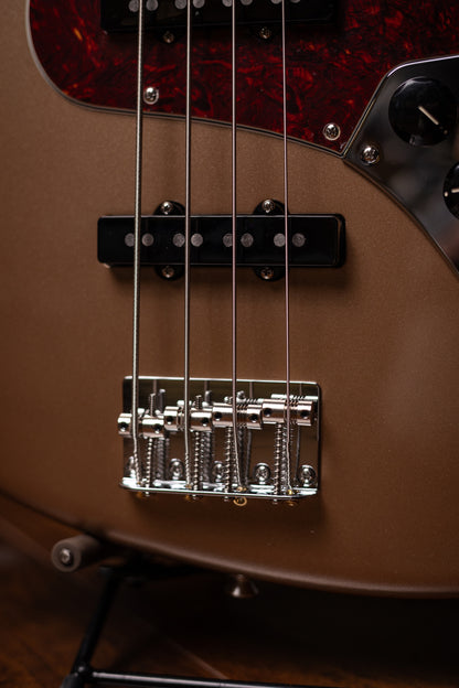 Fender American Professional Classic Jazz Bass - Faded Firemist Gold