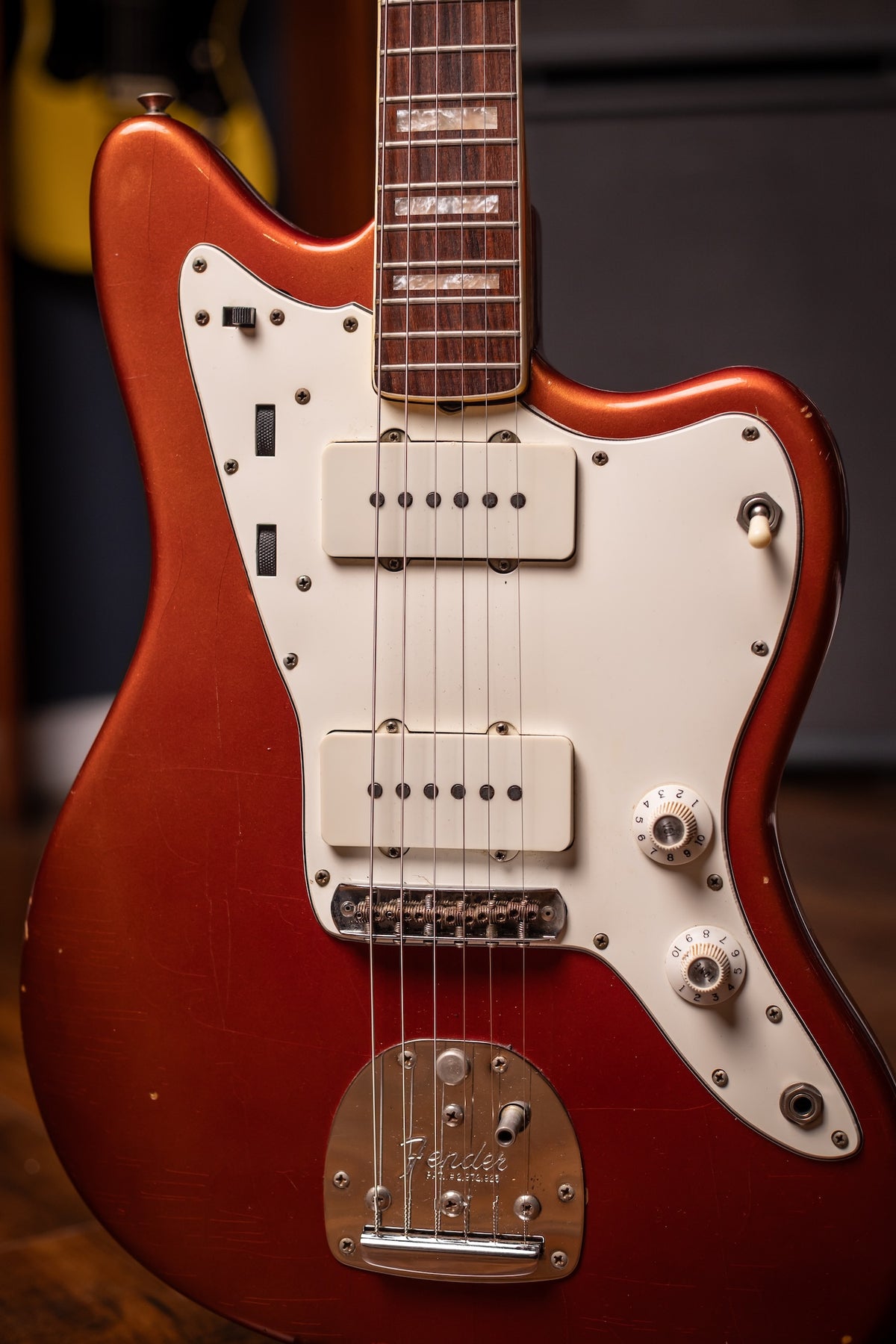 1969 Fender JazzMaster Electric Guitar - Candy Apple Red