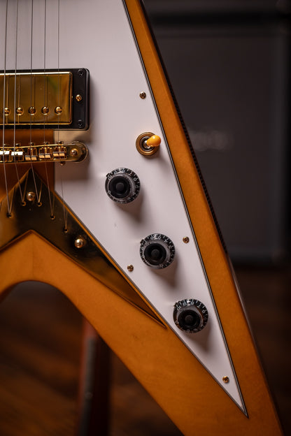 Pre-Owned Epiphone Limited Edition '58 Korina Flying V Reissue - Natural