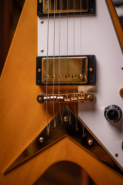 Pre-Owned Epiphone Limited Edition '58 Korina Flying V Reissue - Natural