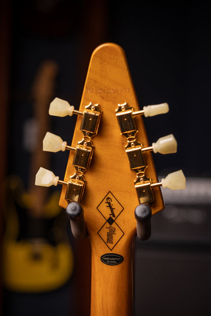 Pre-Owned Epiphone Limited Edition '58 Korina Flying V Reissue - Natural