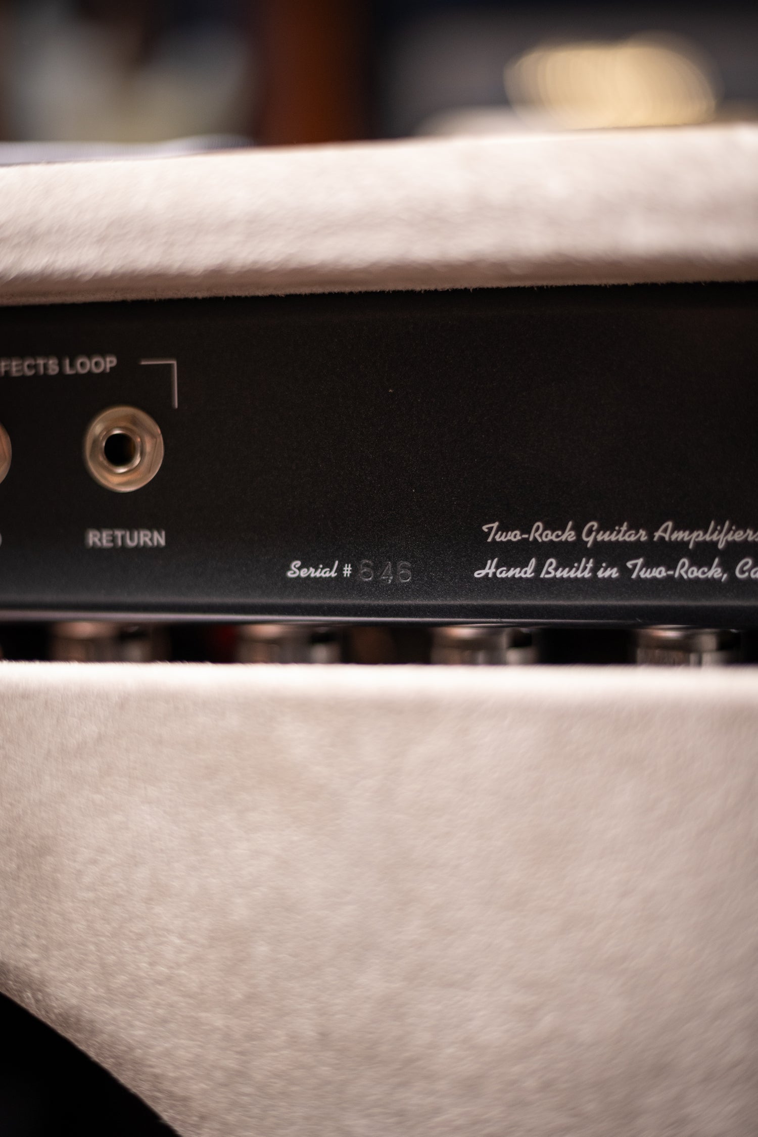 Two-Rock Traditional Clean 100 Watt 1x12” Tube Combo Amp - Dark Grey Suede, Vintage Silver Cloth, Black Piping, Silver Knobs