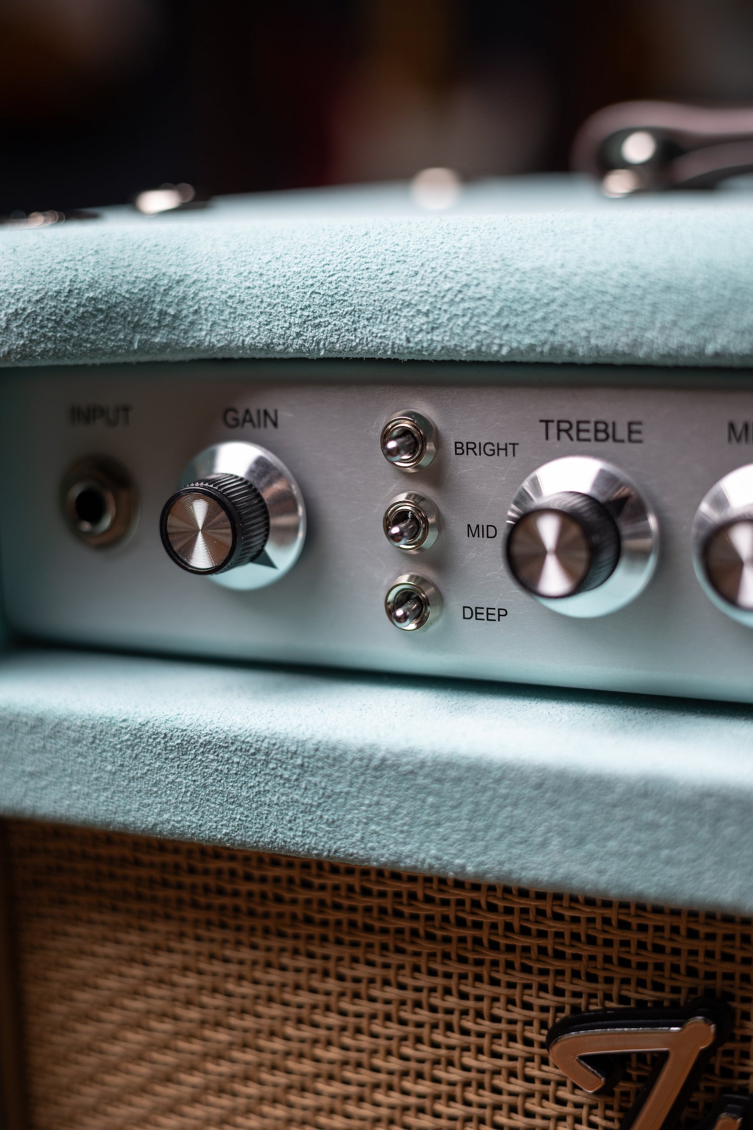 Two-Rock Studio Signature Combo - Silver Anodize, Mint Suede, Cane Cloth, Buckskin Piping, Silver Knobs