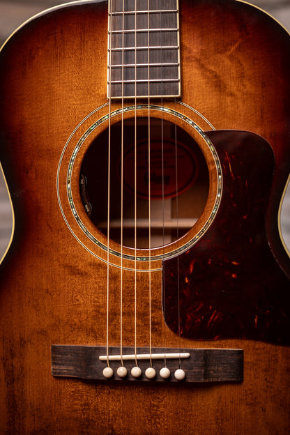 Pre-Owned Gibson Custom L-00 Standard Acoustic Electric Guitar - Grizzly Burst