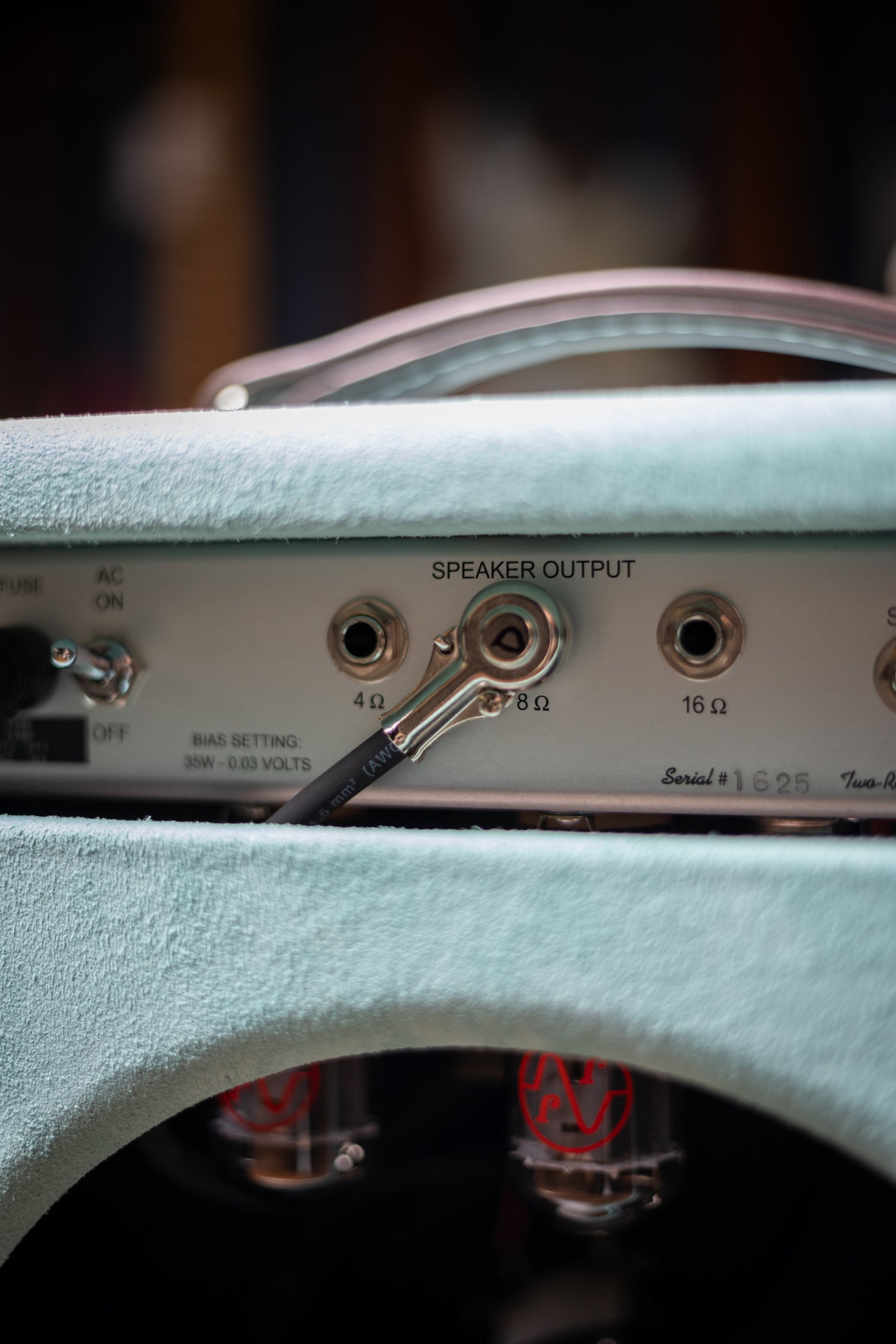 Two-Rock Studio Signature Combo - Silver Anodize, Mint Suede, Cane Cloth, Buckskin Piping, Silver Knobs