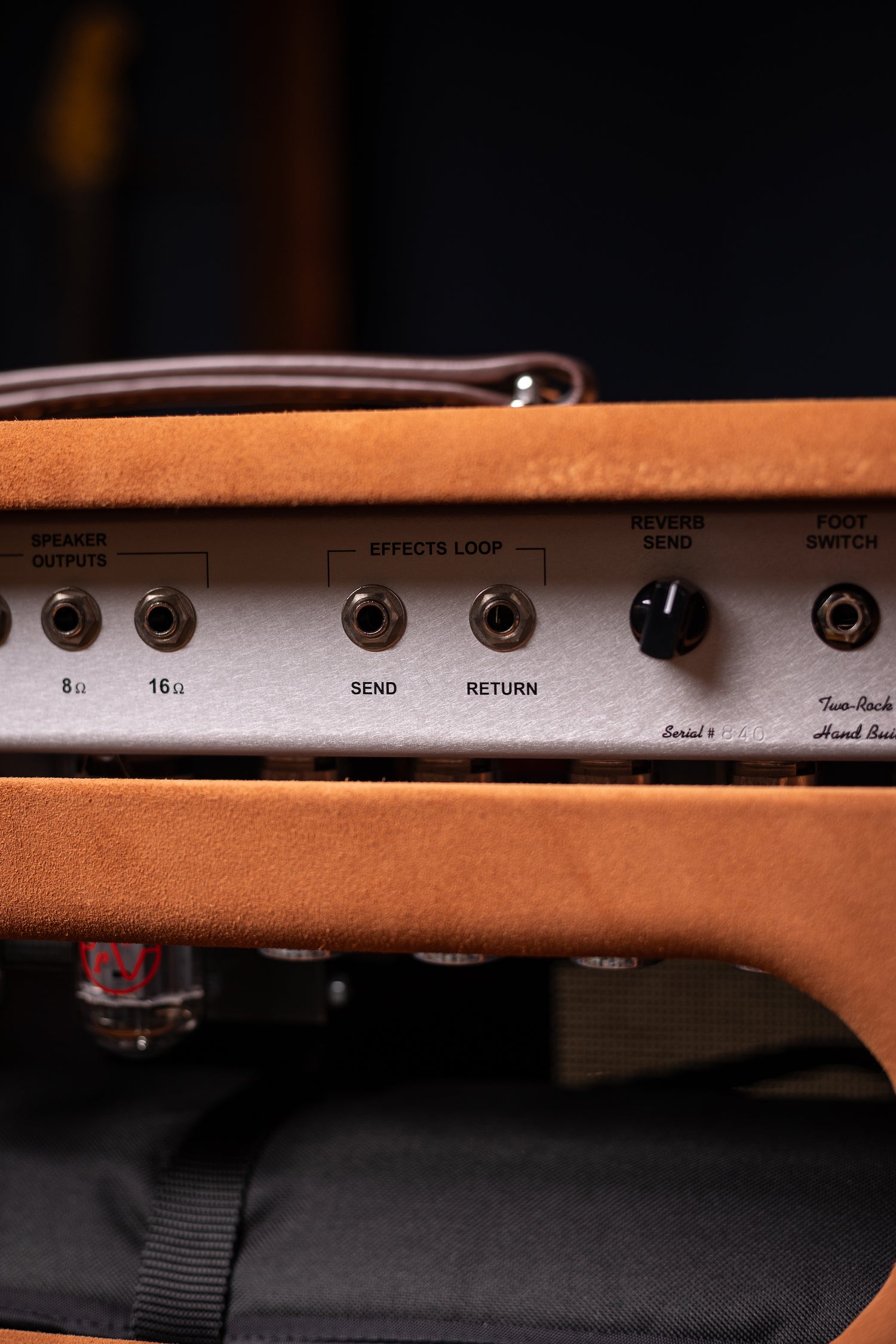 Two-Rock Bloomfield Drive 100/50w Tube Head and Cabinet - Tobacco Suede, Cane Cloth, Silver Anodized, Buckskin Piping, Silver Knobs, TR12 Speakers